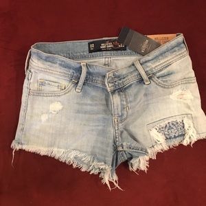 Jean low rise shorts